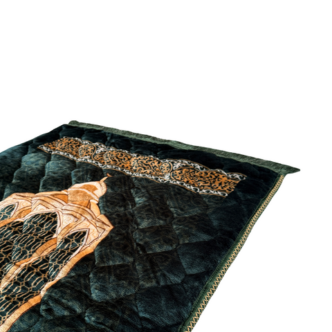 Maqam e Ibrahim Emerald Series - Premium Quilted Prayer Mat