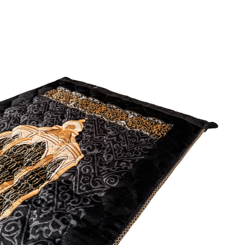 Maqam e Ibrahim Noir Series - Premium Quilted Prayer Mat