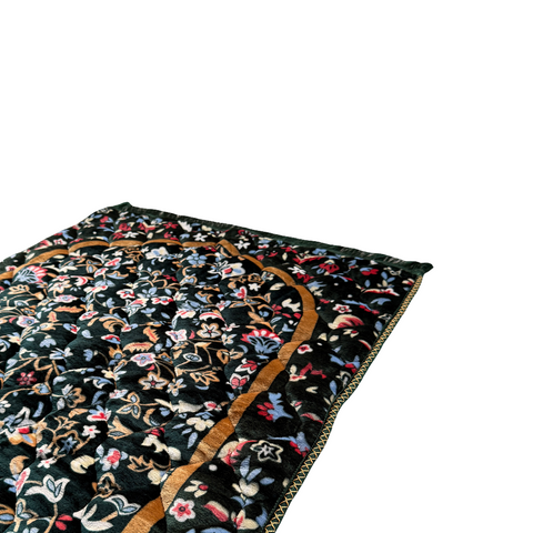 Emerald Paradise Blossom - Premium Quilted Prayer Mat