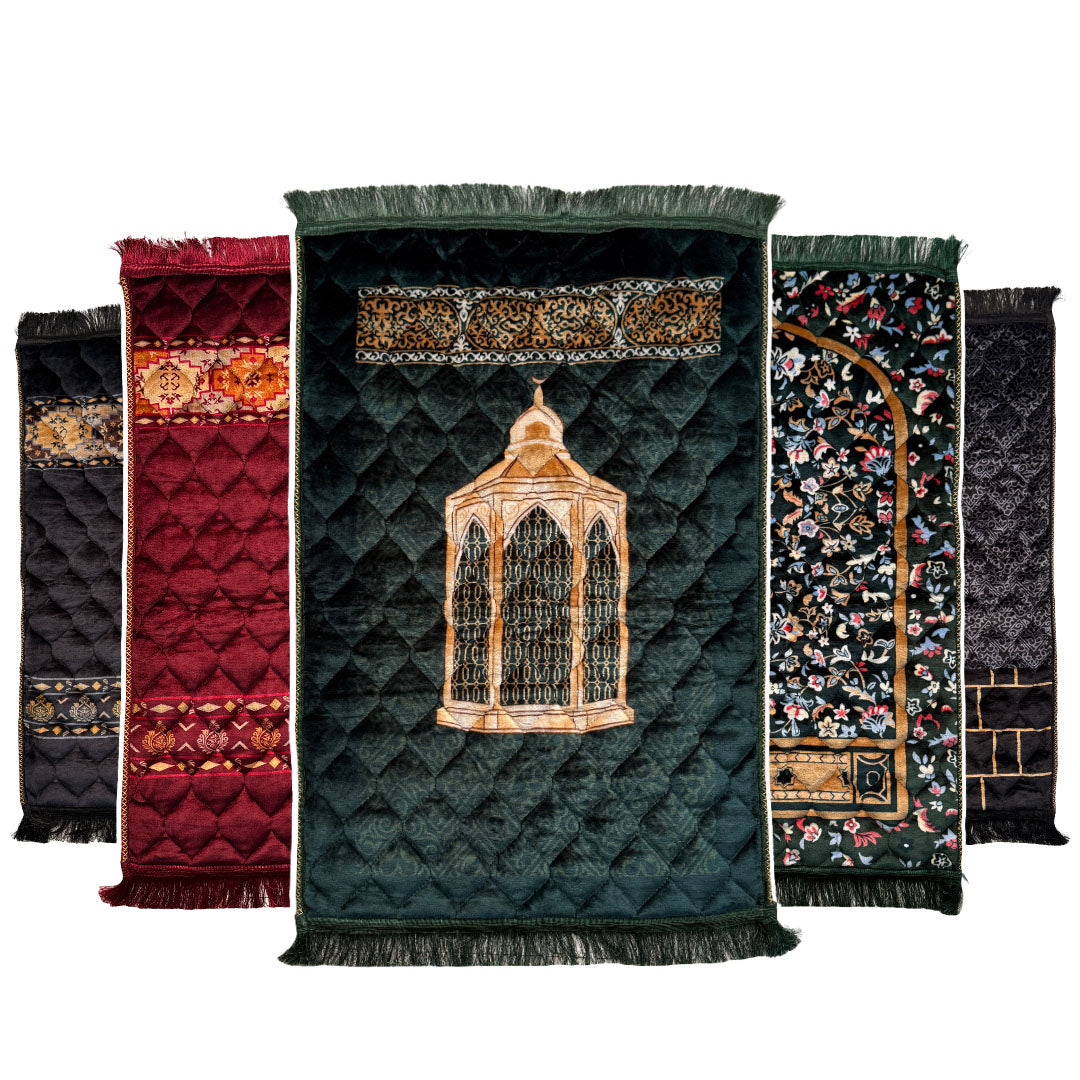 Premium Quilted Prayer Mat's - Pack Of 5