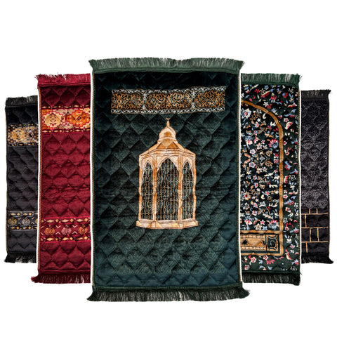 Premium Quilted Prayer Mat's - Pack Of 5